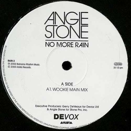 Cover Angie Stone - No More Rain (Wookie Mixes) (12, Promo) Schallplatten Ankauf