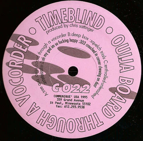 Cover Timeblind - Ouija Board Through A Vocoder (2x12) Schallplatten Ankauf