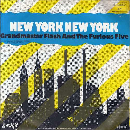 Cover Grandmaster Flash And The Furious Five* - New York New York (7, Single) Schallplatten Ankauf