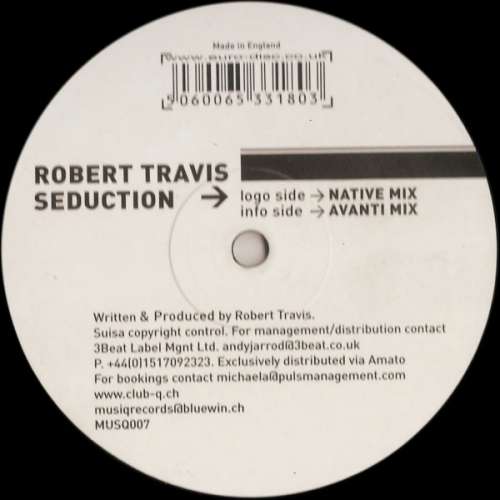 Cover Robert Travis - Seduction (12) Schallplatten Ankauf