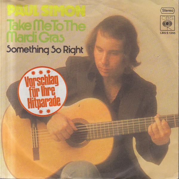 Cover Paul Simon - Take Me To The Mardi Gras (7, Single) Schallplatten Ankauf