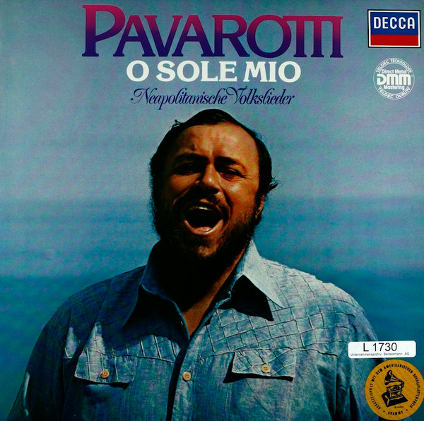 Cover zu Pavarotti* - O Sole Mio (Neopolitanische Volkslieder) (LP, Comp, Club) Schallplatten Ankauf