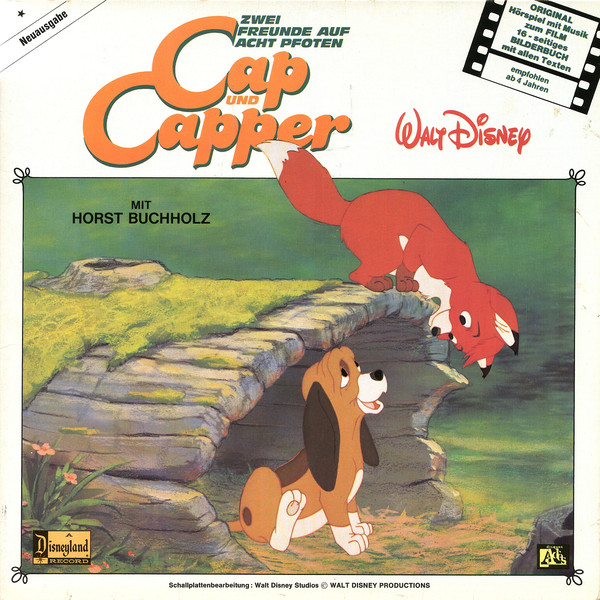 Cover Petra Schmidt-Decker, Horst Buchholz - Walt Disney Cap Und Capper - Zwei Freunde Auf Acht Pfoten (LP) Schallplatten Ankauf