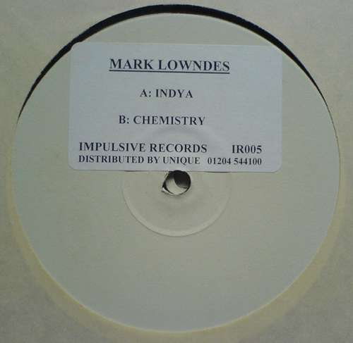 Cover Mark Lowndes - Indya / Chemistry (12, W/Lbl, Sti) Schallplatten Ankauf