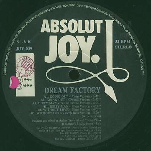 Cover Dream Factory - Going Out (12) Schallplatten Ankauf