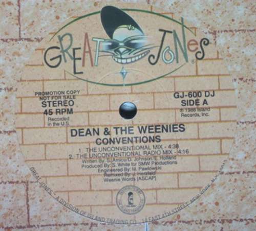 Cover Dean & The Weenies* - Conventions (12, Promo) Schallplatten Ankauf