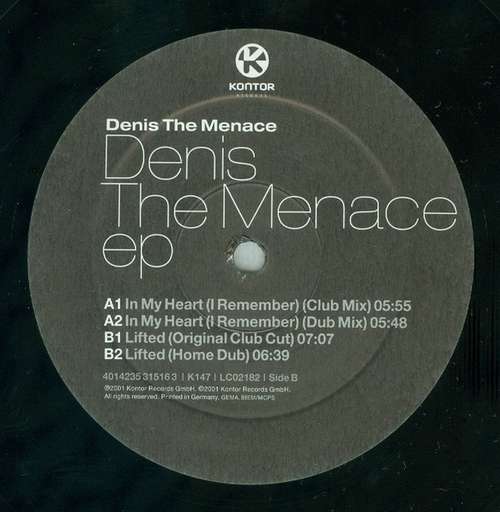 Cover Denis The Menace EP Schallplatten Ankauf