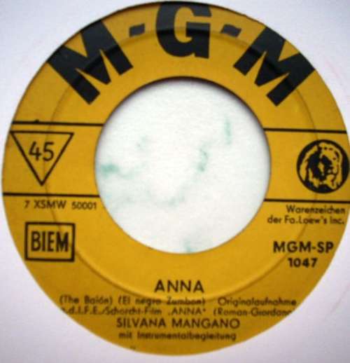 Cover Silvana Mangano - Anna (7) Schallplatten Ankauf