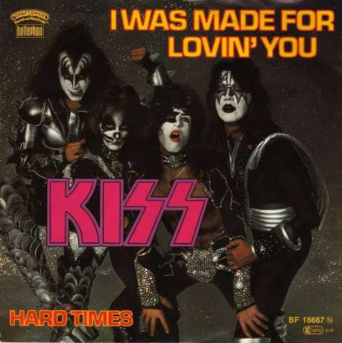 Cover Kiss - I Was Made For Lovin' You (7, Single, Red) Schallplatten Ankauf