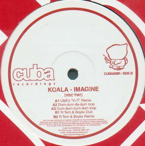 Cover Koala (2) - Imagine (12) Schallplatten Ankauf
