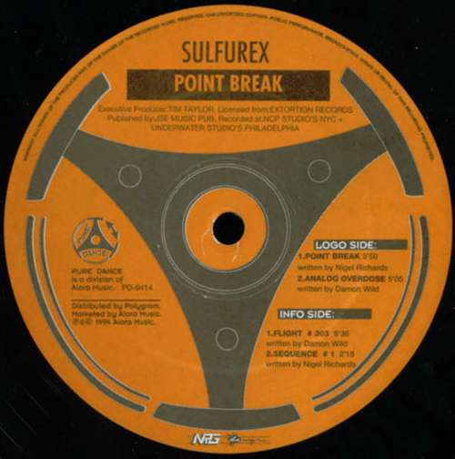Cover Sulfurex - Point Break (12) Schallplatten Ankauf