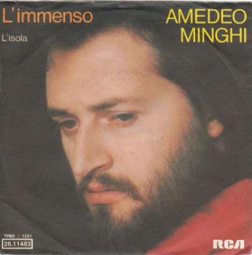 Cover Amedeo Minghi - L'Immenso (7, Single) Schallplatten Ankauf