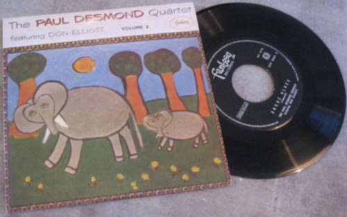 Cover The Paul Desmond Quartet Featuring Don Elliott - Sacre Blues / Line For Lyons (7) Schallplatten Ankauf