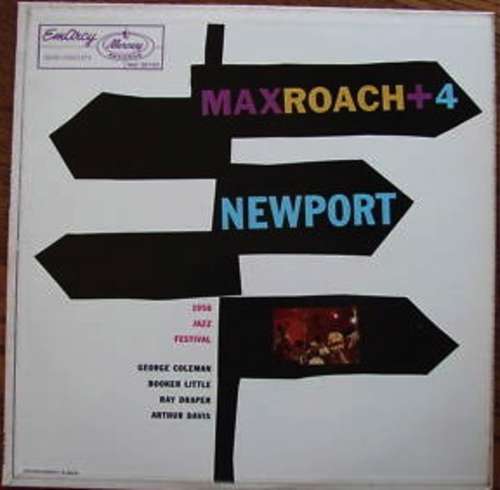 Cover Max Roach Quintet - Max Roach Four At Newport (LP, RE) Schallplatten Ankauf