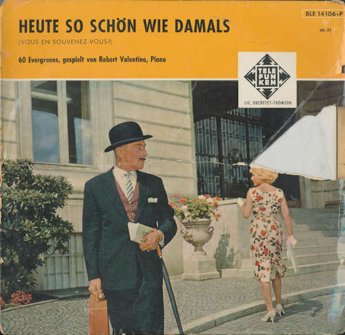 Cover Robert Valentino - Heute So Schön Wie Damals (LP, Album) Schallplatten Ankauf