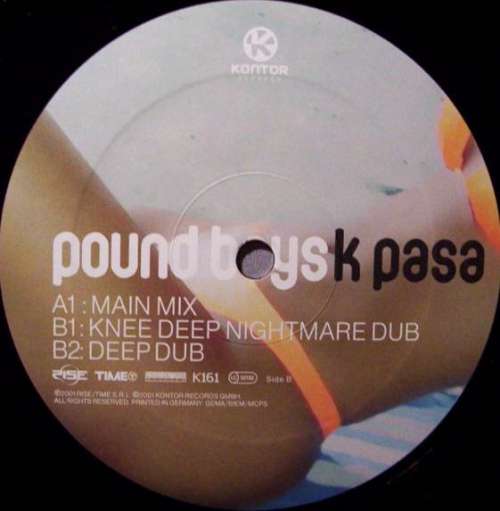 Cover Pound Boys - K Pasa (12) Schallplatten Ankauf