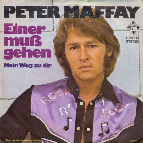 Cover Peter Maffay - Einer Muß Gehen (7, Single) Schallplatten Ankauf