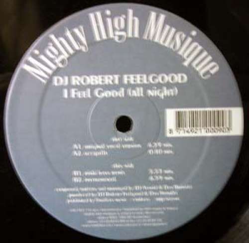 Cover DJ Robert Feelgood - I Feel Good (All Night) (12) Schallplatten Ankauf