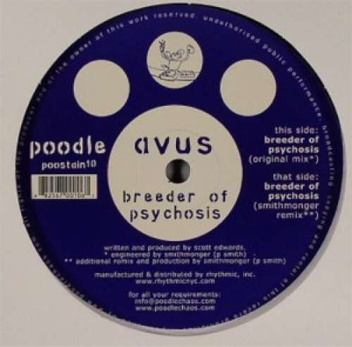 Cover Avus - Breeder Of Psychosis (12) Schallplatten Ankauf