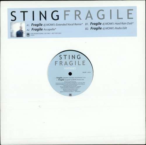 Cover Sting - Fragile - Remixes (12, Promo) Schallplatten Ankauf
