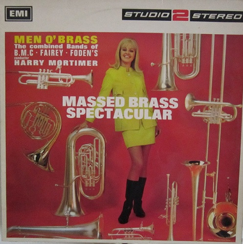 Cover Men O' Brass, Harry Mortimer - Massed Brass Spectacular (LP, RP) Schallplatten Ankauf