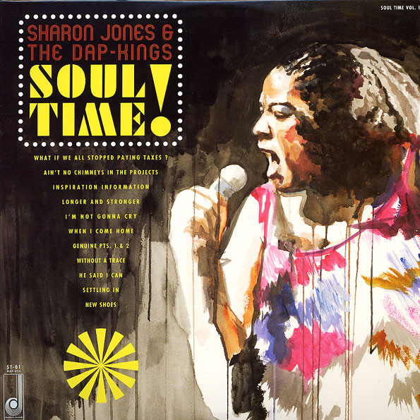 Cover Sharon Jones & The Dap-Kings - Soul Time! (LP, Comp, Ltd) Schallplatten Ankauf