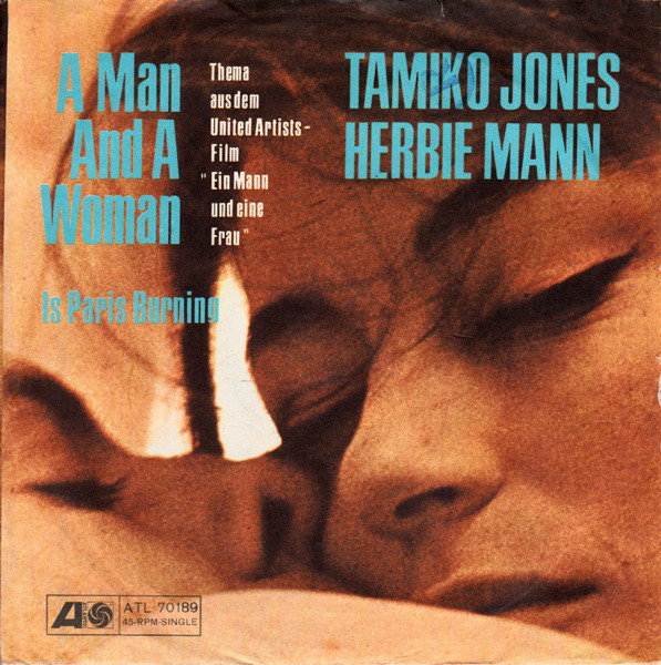 Cover Tamiko Jones With Herbie Mann - A Man And A Woman (7, Single) Schallplatten Ankauf