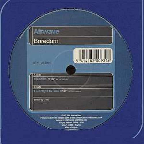 Cover Airwave - Boredom (12) Schallplatten Ankauf