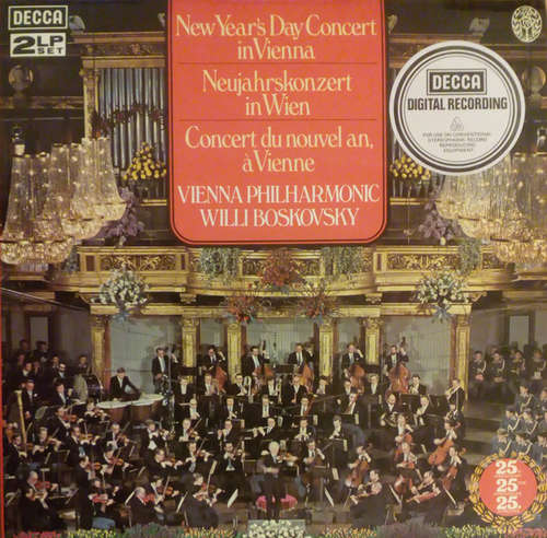 Cover Vienna Philharmonic* / Willi Boskovsky - New Year's Day Concert In Vienna = Neujahrskonzert In Wien = Concert Du Nouvel An, A Vienne (2xLP) Schallplatten Ankauf