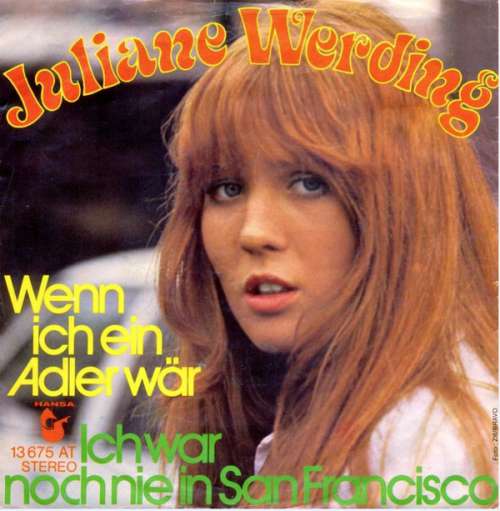 Cover Juliane Werding - Wenn Ich Ein Adler Wär (7, Single, Son) Schallplatten Ankauf