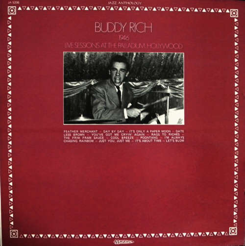 Bild Buddy Rich - One Night Stand - 1946 - Live Sessions At The Palladium, Hollywood (LP) Schallplatten Ankauf