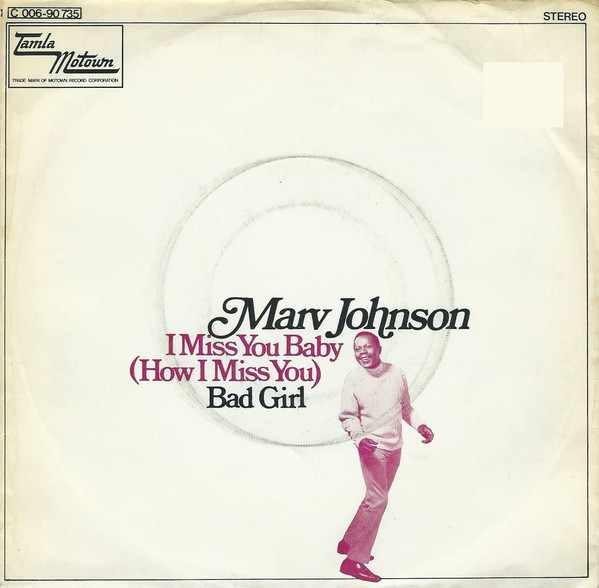 Cover Marv Johnson - I Miss You Baby (How I Miss You) (7) Schallplatten Ankauf