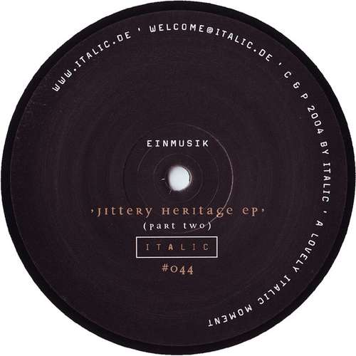 Cover Jittery Heritage EP (Part Two) Schallplatten Ankauf