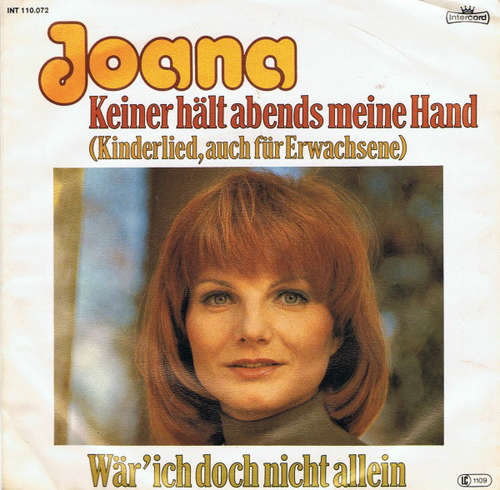 Cover Joana (6) - Keiner Hält Abends Meine Hand (Kinderlied, Auch Für Erwachsene) (7, Single) Schallplatten Ankauf