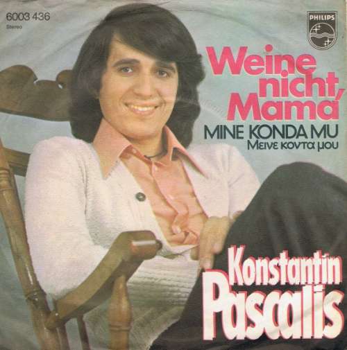 Cover Konstantin Pascalis - Weine Nicht, Mama (7, Single) Schallplatten Ankauf