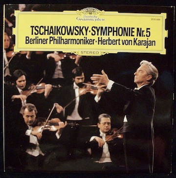 Cover Tschaikowsky* - Berliner Philharmoniker ▪ Herbert von Karajan - Symphonie Nr. 5 (LP) Schallplatten Ankauf