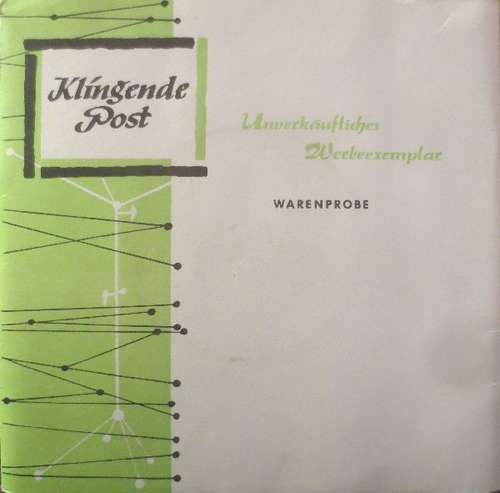 Cover Various - Klingende Post I/1963 (7, Mixed, Promo, Smplr) Schallplatten Ankauf