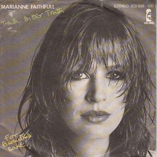 Cover Marianne Faithfull - Truth, Bitter Truth (7, Single) Schallplatten Ankauf