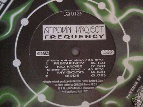 Cover Atropin Project - Frequency (12) Schallplatten Ankauf