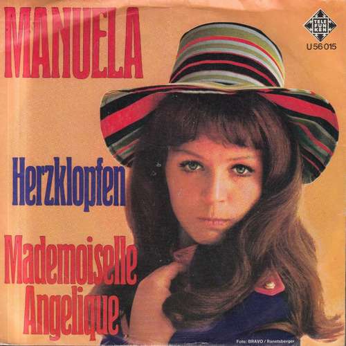 Cover Manuela (5) - Herzklopfen / Mademoiselle Angelique (7, Single) Schallplatten Ankauf