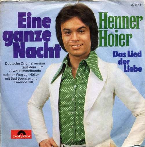 Cover Henner Hoier - Eine Ganze Nacht (7, Single) Schallplatten Ankauf