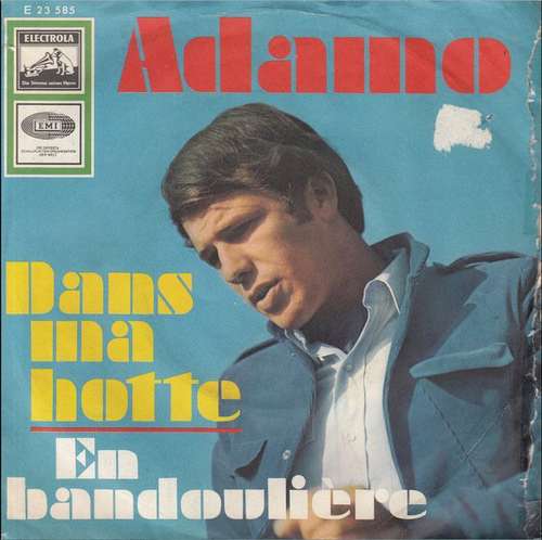 Cover Adamo - Dans Ma Hotte (7, Single) Schallplatten Ankauf