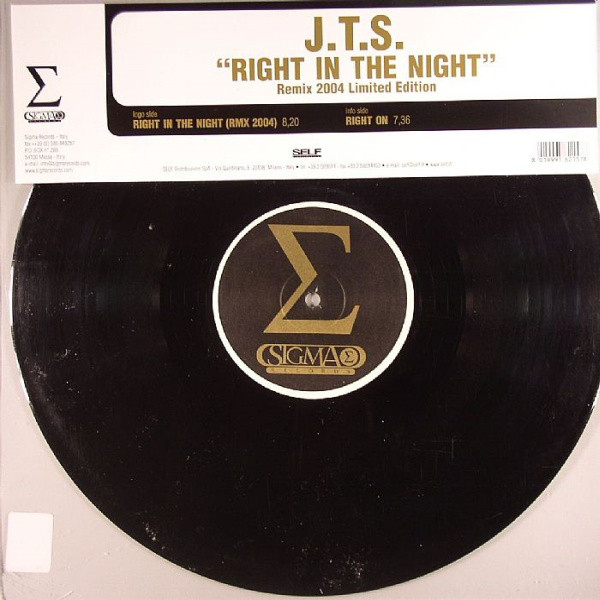 Cover J.T.S.* - Right In The Night (12) Schallplatten Ankauf