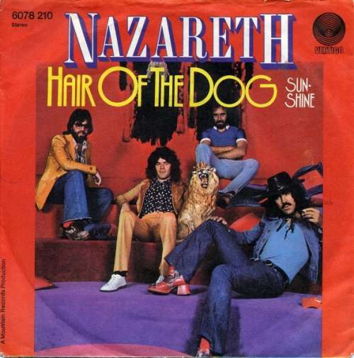 Cover Nazareth (2) - Hair Of The Dog (7, Single) Schallplatten Ankauf