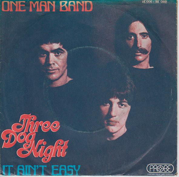 Cover Three Dog Night - One Man Band (7, Single) Schallplatten Ankauf