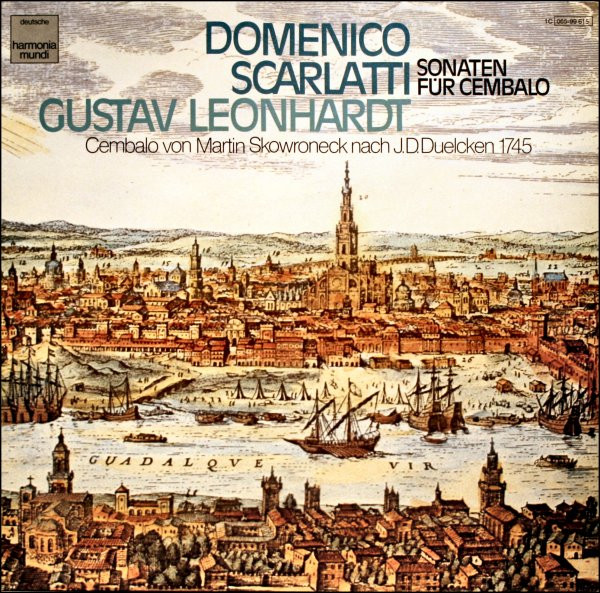 Cover Domenico Scarlatti - Gustav Leonhardt - Sonaten Für Cembalo (LP, Album, RE) Schallplatten Ankauf