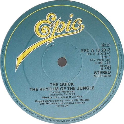 Bild The Quick - The Rhythm Of The Jungle (12, Single) Schallplatten Ankauf