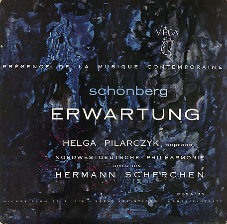 Cover Arnold Schönberg* - Nordwestdeutsche Philharmonie, Hermann Scherchen, Helga Pilarczyk - Erwartung (10) Schallplatten Ankauf