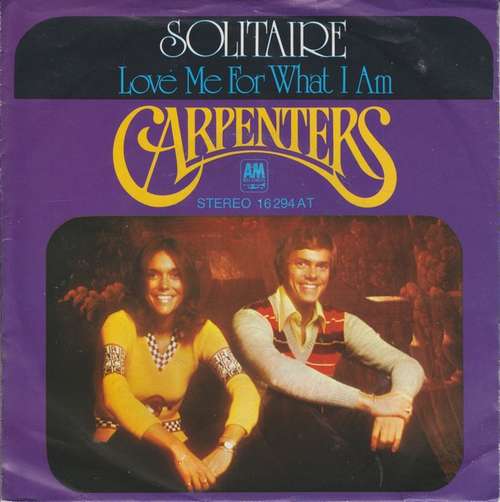 Cover Carpenters - Solitaire (7, Single) Schallplatten Ankauf