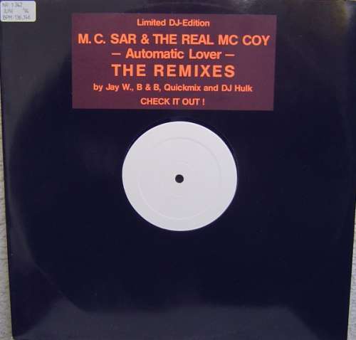 Cover M.C. Sar & The Real McCoy* - Automatic Lover (Call For Love) (The Remixes) (12, W/Lbl) Schallplatten Ankauf